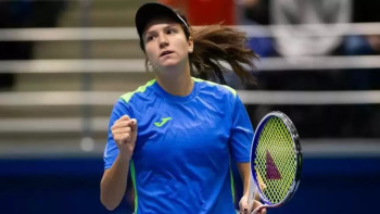 Фотография к новости: Анна Данилина жұптық сында Париж жарысының жартылай финалына өтті