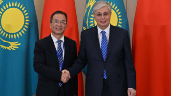 Фотография к новости: Тоқаев China Nonferrous Metal Mining компаниясының бас директорын қабылдады