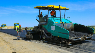 «Ақтөбе-Қандыағаш» тас жолының құрылыс жұмыстары қарқынды жүріп жатыр