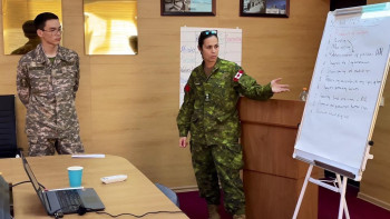 Фотография к новости: Қарулы күштерде БҰҰ штаб офицерлеріне арналған курс өтеді