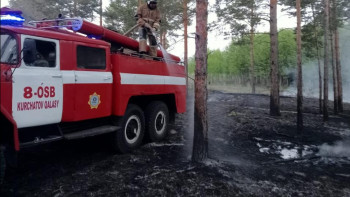 Фотография к новости: Абай облысындағы өрт. 277 адам эвакуацияланды