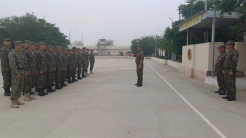 Фотография к новости: Ақтаудағы Ұлттық ұлан жас сарбаздармен толықты