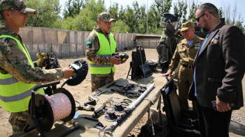 Фотография к новости: Әскери қызметшілер қарулы қақтығыстар құқығын зерделеп  жатыр