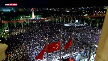 Фотография к новости: Режеп Тайып Ердоғанды қолдауға Анкарада 320 мың адам жиналды