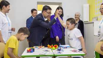 Фотография к новости: Талдықорғанда аутизмге шалдыққан балаларға арналған оңалту орталығы ашылды