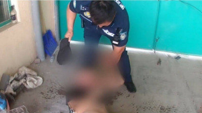 Шымкентте полицейлер өз-өзіне қол жұмсамақ болған тұрғынды құтқарды