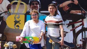 Фотография к новости: Елордадағы SOS балалар ауылында заманауи скейт алаңы салынады