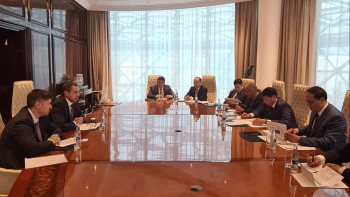 Фотография к новости: Қарашөкеев Ресейдің жетекші аргохолдингінің басшыларымен кездесті