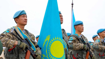 Фотография к новости: Қарулы күштер «Менің туым – менің мақтанышым!» атты челлендж ұйымдастырды