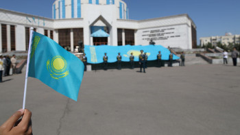 Фотография к новости: Астанада Қорғаныс министрлігі патриоттық акция өткізді