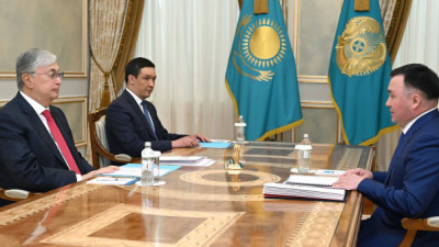 Тоқаев Жоғарғы Сот төрағасы Асламбек Мерғалиевті қабылдады