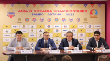 Фотография к новости: Самбо саңлақтары елордада бақ сынайды