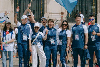 Фотография к новости: Қазақстан спортшылары дүниежүзілік VIRTUS ойындарының ашылуына қатысты