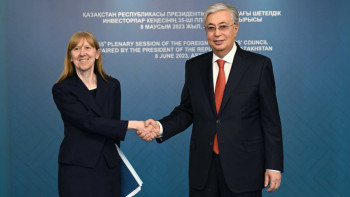 Фотография к новости: Тоқаев Антонелла Бассаниді жаңа қызметімен құттықтады