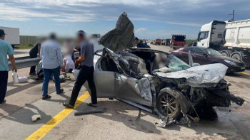 Фотография к новости: Ақмола облысында жол апатынан үш адам зардап шекті