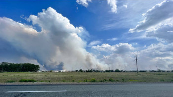 Фотография к новости: Абай облысындағы өрт. Жағдай қиындап кетті