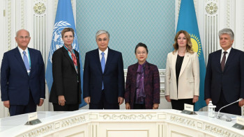 Фотография к новости: Тоқаев БҰҰ делегациясын қабылдады