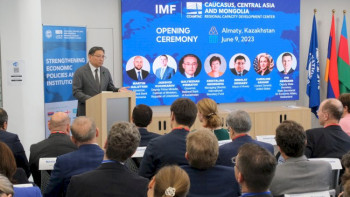 Фотография к новости: Алматыда Халықаралық валюта қорының өңірлік орталығы ашылды