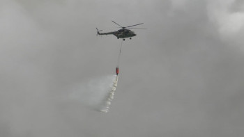 Фотография к новости: Қарулы күштердің әскери қызметшілері мен әскери техникасы Абай облысындағы өртті сөндіруге тартылды