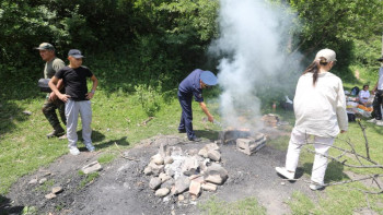 Фотография к новости: Алматы тауларында өрт қаупінің жоғары деңгейі жарияланды