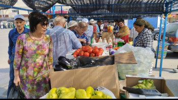 Фотография к новости: Таразда ауыл шаруашылығы өнімдерінің жәрмеңкесі өтіп жатыр