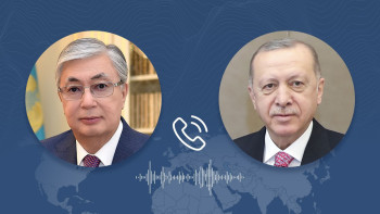 Фотография к новости: Түркия Президенті Қазақстан халқына көңіл айтты