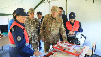 Фотография к новости: Ақтөбе облысында өрт сөндіру бойынша арнайы оқу-жаттығу өткізілді