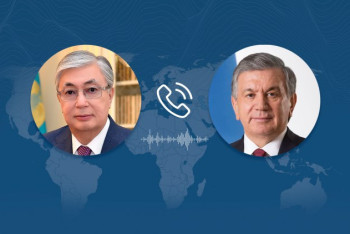 Фотография к новости: Абай облысындағы өрт: Өзбекстан президенті Қазақстан халқына көңіл айтты