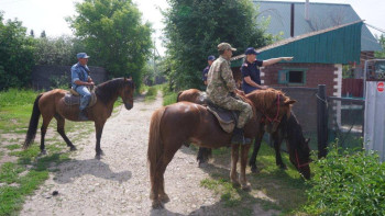 Фотография к новости: ІІМ: Үйлерінен кеткен халықтың жеке мүлкін қорғау үшін қосымша күш жіберілді