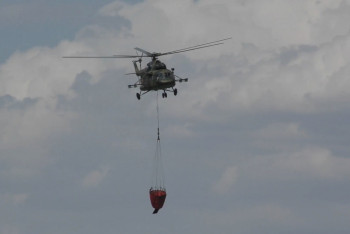 Фотография к новости: Абай облысындағы өрт: Әскери ұшақтар 3500 тоннадан астам су төкті