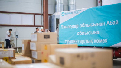 Аманаттықтар Абай облысында зардап шеккендерге 126,5 тонна гуманитарлық көмек жинады
