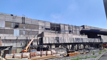 Фотография к новости: Екібастұз ЖЭО-да төбенің плитасы құлап қалды