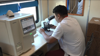 Фотография к новости: «Саламатты Қазақстан» пойызы 15 мыңға жуық халыққа көмек көрсетті