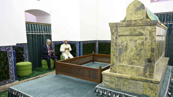 Фотография к новости: Тоқаев Қожа Ахмет Ясауи кесенесінің тарихи келбетін сақтау жөнінде тапсырма берді