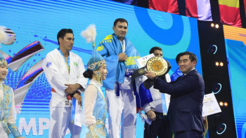 Фотография к новости: Жекпе-жектен Әлем чемпионатында Қазақстан 1-орынды еншіледі