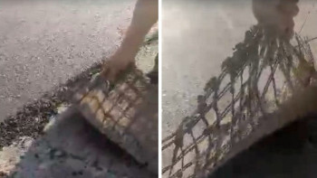 Фотография к новости: Жаңаөзенде «кілем жол» төсеген мердігер ақауды өз қаржысына түзетеді