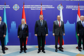 Фотография к новости: Қазақстан ҰҚШҰ Сыртқы істер министрлері кеңесінің отырысына қатысты