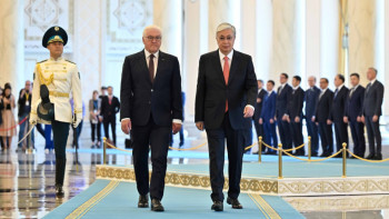 Фотография к новости: Орта дәліз. Тоқаев неміс басшысына екі елдің мүддесіне сай ұсыныс айтты