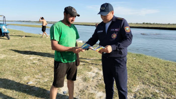 Фотография к новости: Тыйым салынған жерде шомылғандарға 400 мың теңгеге жуық айыппұл салынды
