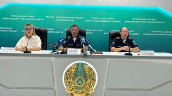 Фотография к новости: Түркістан: Дала өрті қаупінің алдын алу жұмыстары күшейтілген