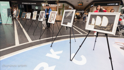 «Қағазда қалған қалам ізі». Елордада жас каллиграфтың көрмесі ашылды