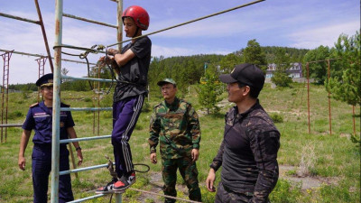 Құтқарушылар  демалыс лагерлерінде "Қауіпсіздік эстафетасын" ұйымдастырды