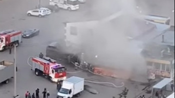 Фотография к новости: Астанада дәмхана өртенді