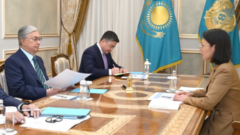 Фотография к новости: Президент Экология және табиғи ресурстар министрін қабылдады