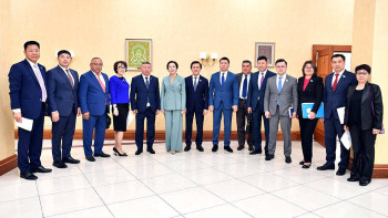 Фотография к новости: Мәжіліске Моңғолия Ұлы мемлекеттік хуралы делегациясы келді