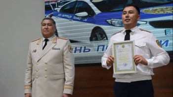 Фотография к новости: Жетісу облысы ПД-да 120-дан астам қызметкер марапатталды