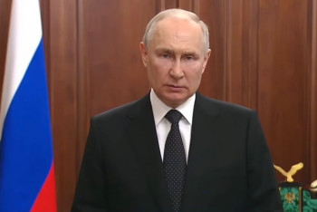 Фотография к новости: Путин елдегі бүлікке байланысты үндеу жасады