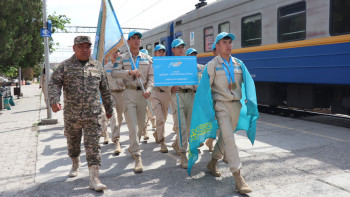 Фотография к новости: Айбын-2023: Арыстық жастар әскери-патриоттық сайыста ІІI орын иеленді