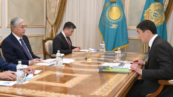 Фотография к новости: «ҚазМұнайГаз» төрағасы Тоқаевқа есеп берді