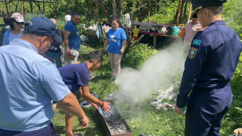 Фотография к новости: Алматы тауларында жоғары өрт қаупі сақталып отыр